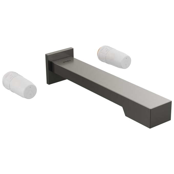 BRIZO Frank Lloyd Wright Two-Handle Wall Mount Tub Filler - Less Handles — Luxe Steel