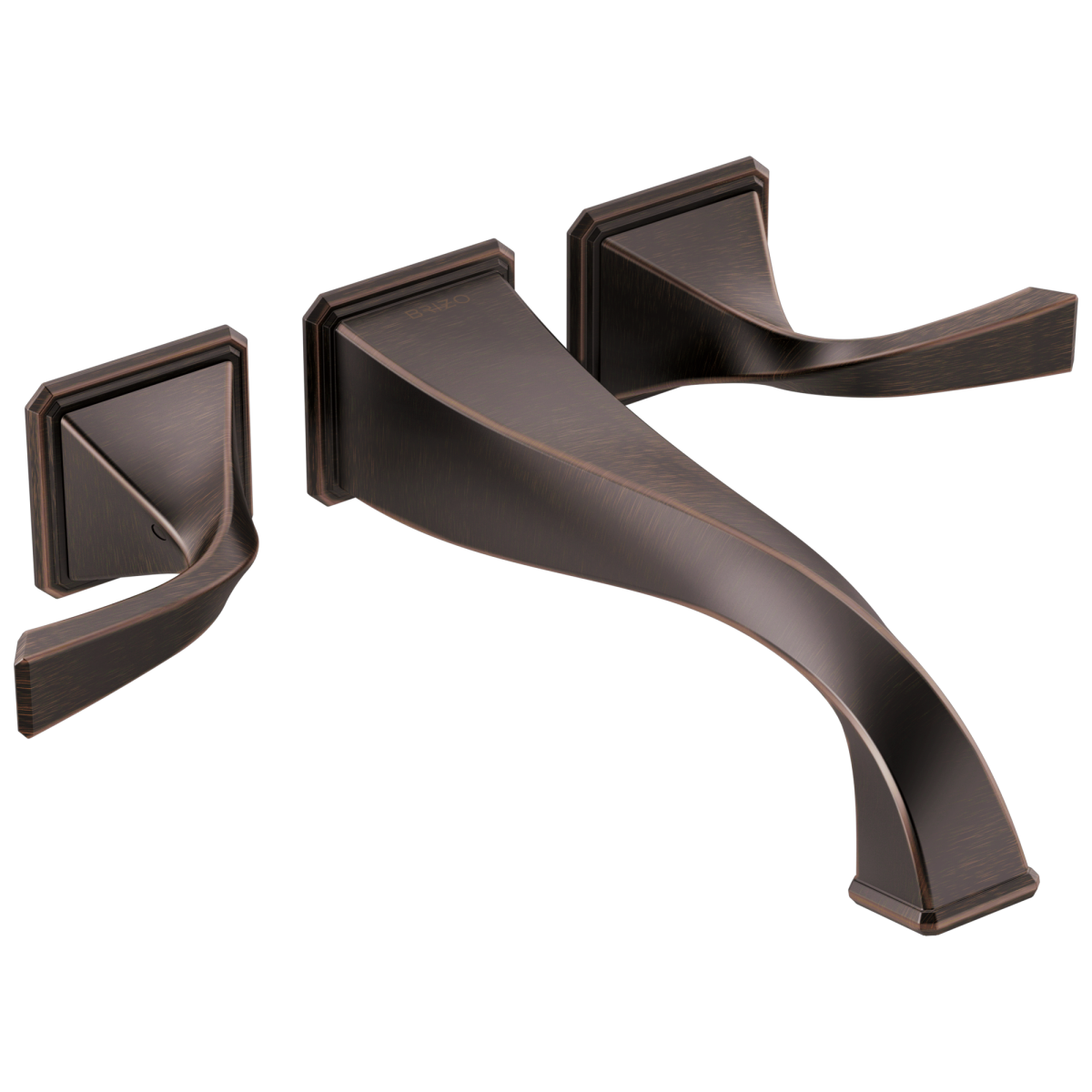 BRIZO Virage Two-Handle Wall Mount Tub Filler — Venetian Bronze