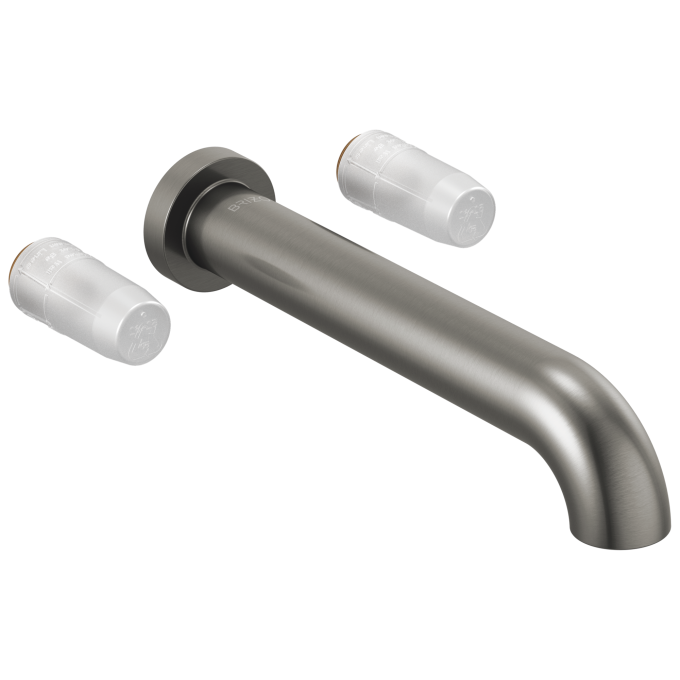 BRIZO Litze Two-Handle Wall Mount Tub Filler - Less Handles — Luxe Steel