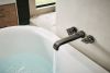 BRIZO Allaria Two-Handle Wall Mount Tub Filler - Less Handles — Brilliance Black Onyx