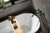 BRIZO Jason Wu for BRIZO Two-Handle Wall Mount Tub Filler - Less Handles — Matte Black