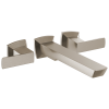 BRIZO Vettis Two-Handle Wall Mount Tub Filler — Luxe Nickel