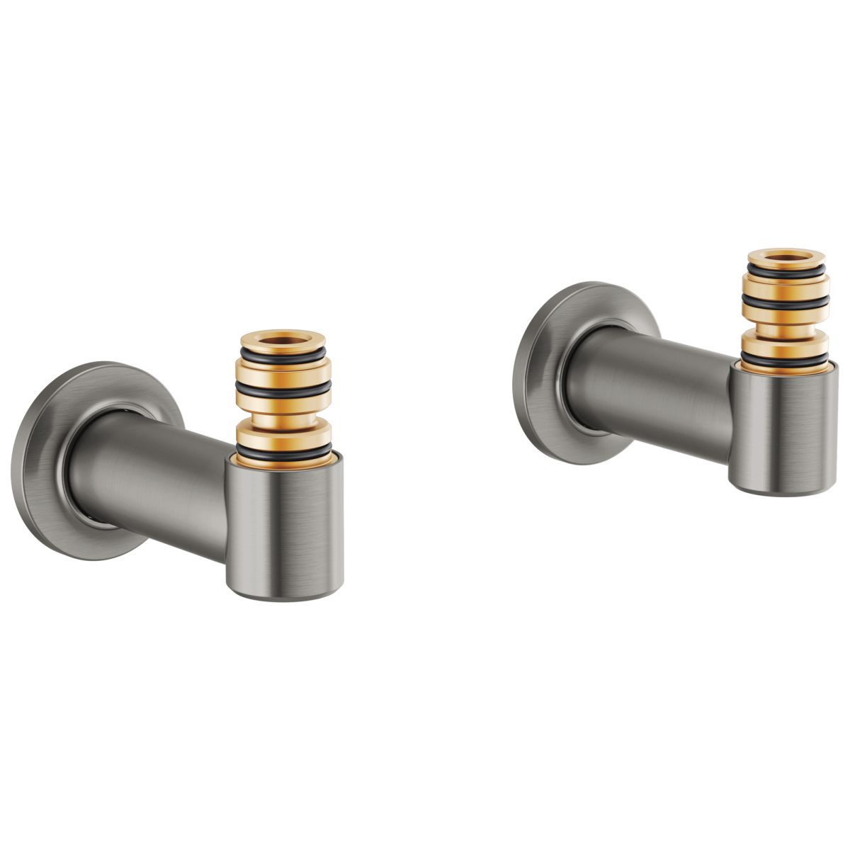 BRIZO Frank Lloyd Wright Wall Mount Tub Filler Unions — Luxe Steel