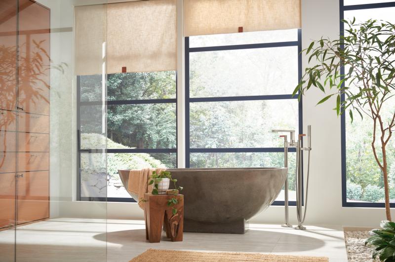 BRIZO Kintsu Two-Handle Tub Filler Body Assembly — Luxe Nickel