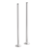 BRIZO Kintsu Floor Mount Tub Filler Unions — Chrome