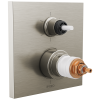 BRIZO Frank Lloyd Wright TempAssure Thermostatic Valve with 6-Function Integrated Diverter Trim - Less Handles — Luxe Nickel
