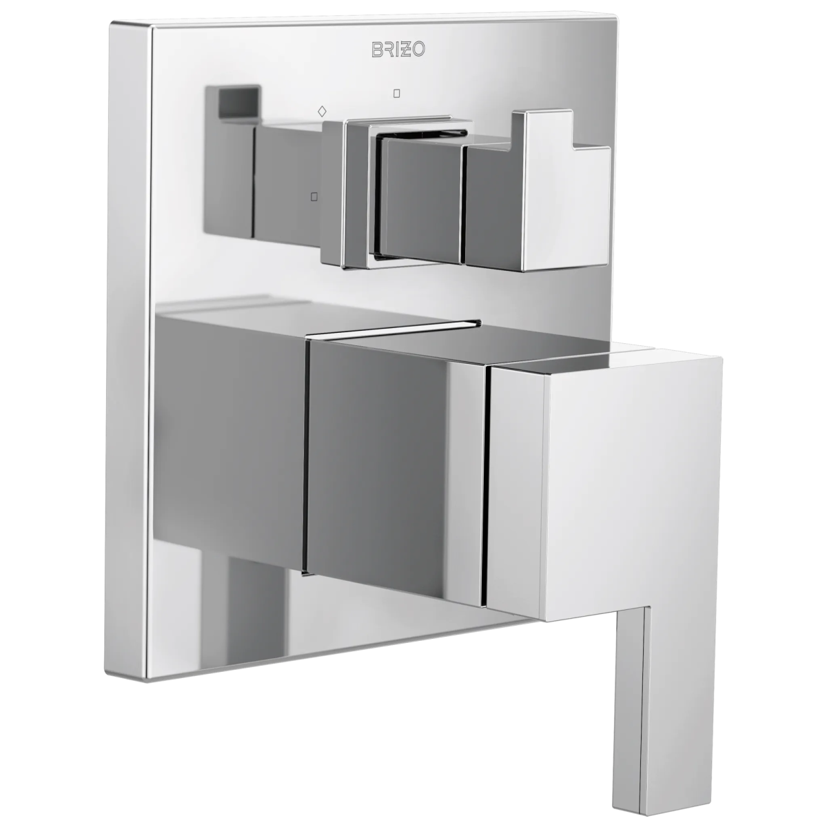 BRIZO Siderna Pressure Balance Valve with Integrated 3-Function Diverter Trim — Chrome