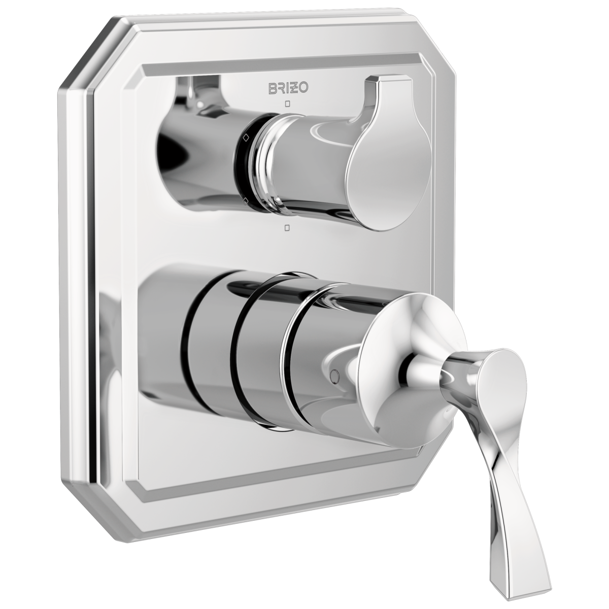 BRIZO Virage Pressure Balance Valve with Integrated 6-Function Diverter Trim — Chrome