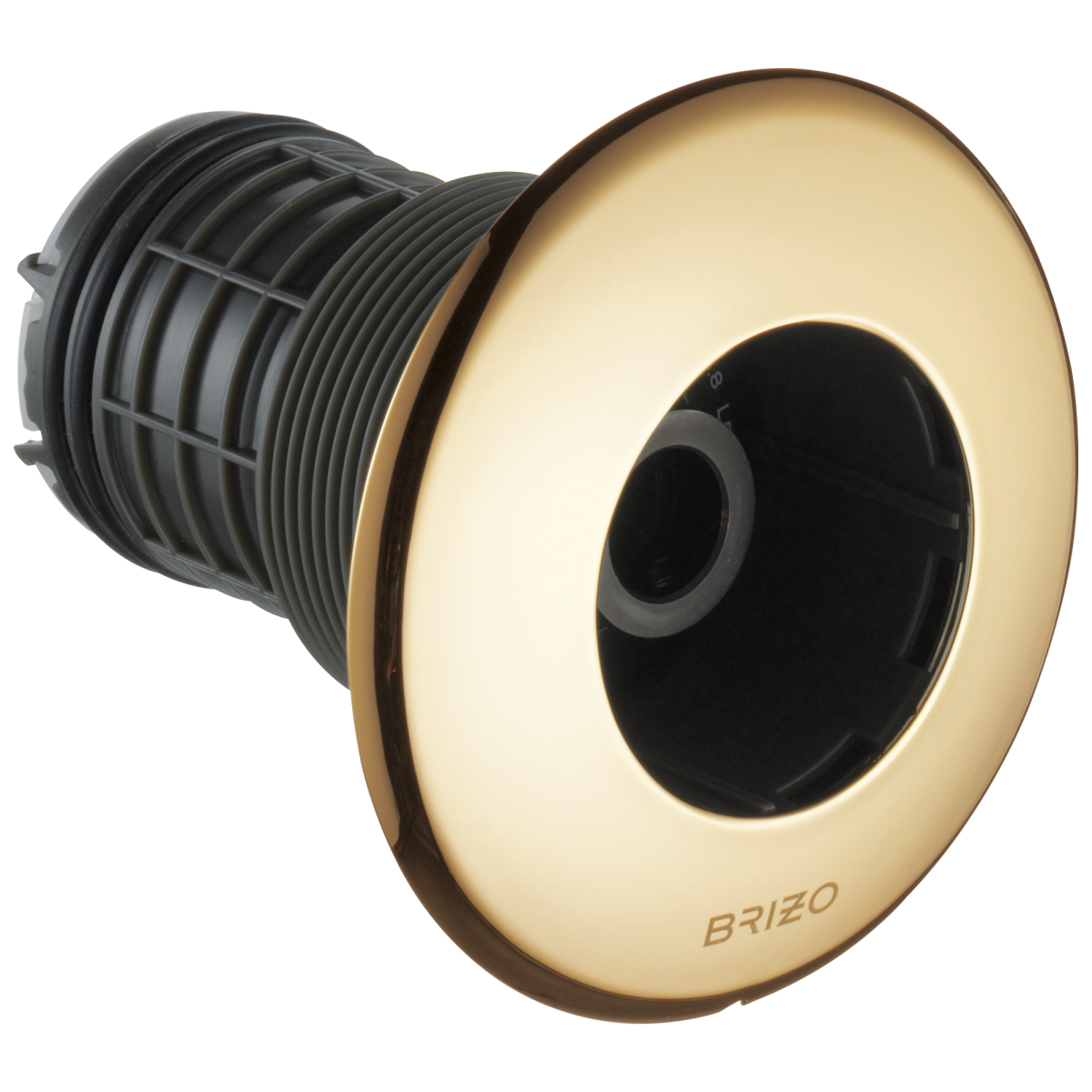 BRIZO Essential Shower Hydrachoice Max Round Body Spray Trim — Polished Gold