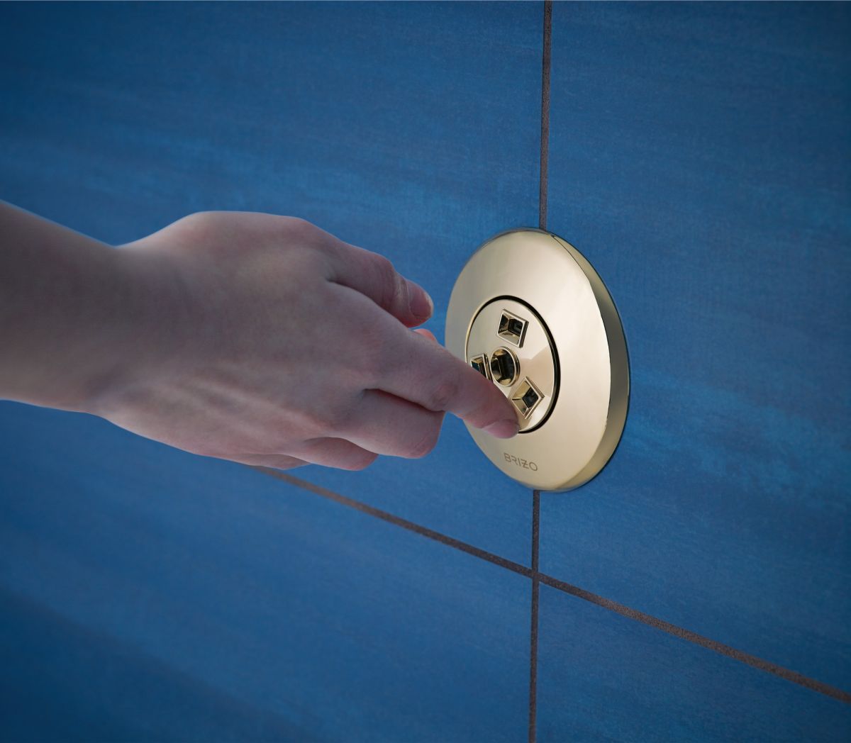 BRIZO Essential Shower Hydrachoice Max Round Body Spray Trim — Polished Nickel