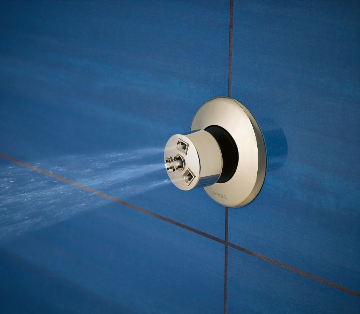 BRIZO Essential Shower Hydrachoice Max Round Body Spray Trim — Polished Nickel