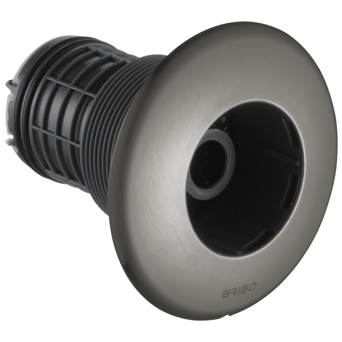 BRIZO Essential Shower Hydrachoice Max Round Body Spray Trim — Luxe Steel