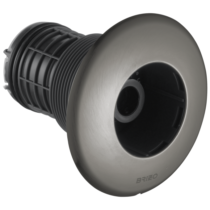 BRIZO Essential Shower Hydrachoice Max Round Body Spray Trim — Luxe Steel