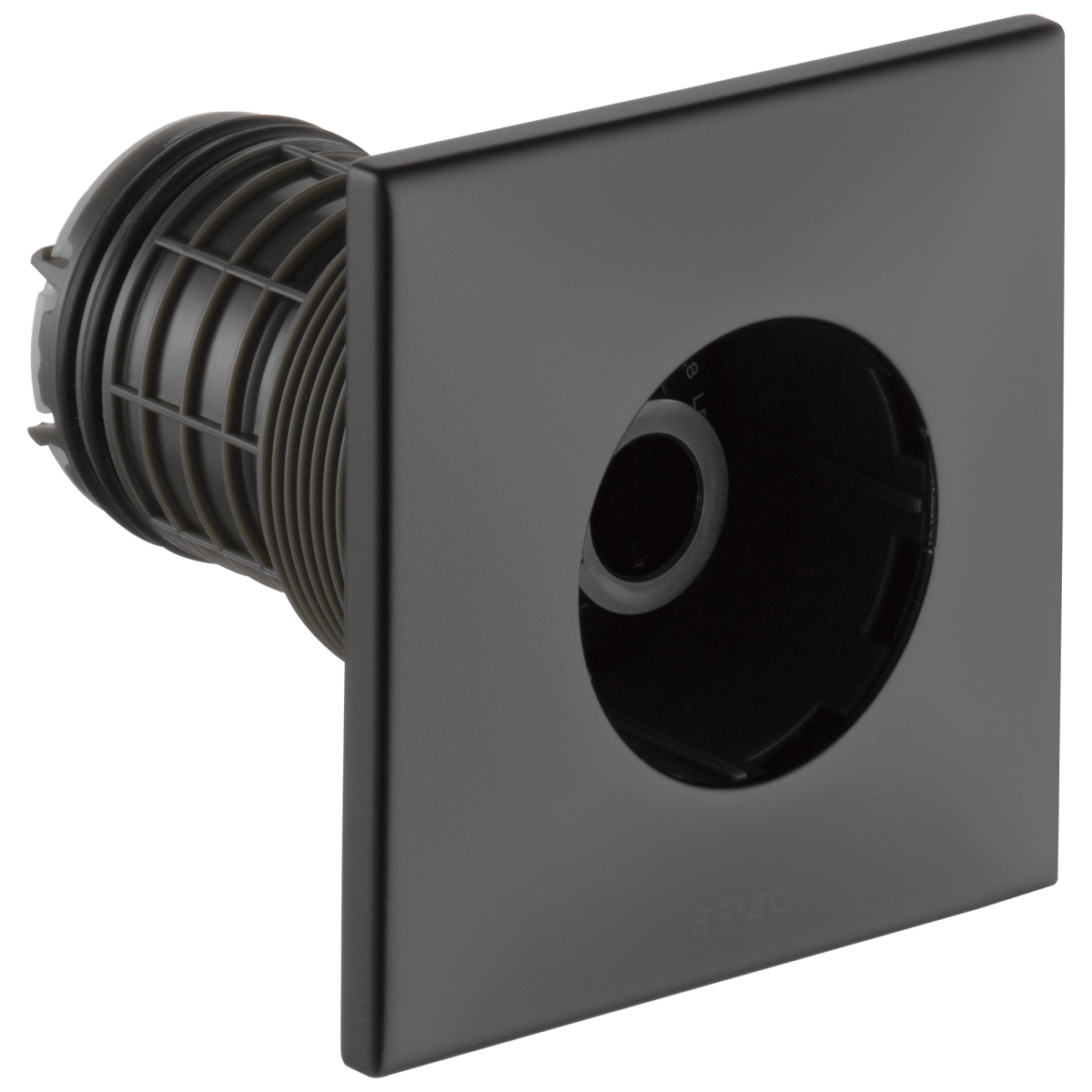 BRIZO Essential Shower Hydrachoice Max Square Body Spray Trim — Matte Black
