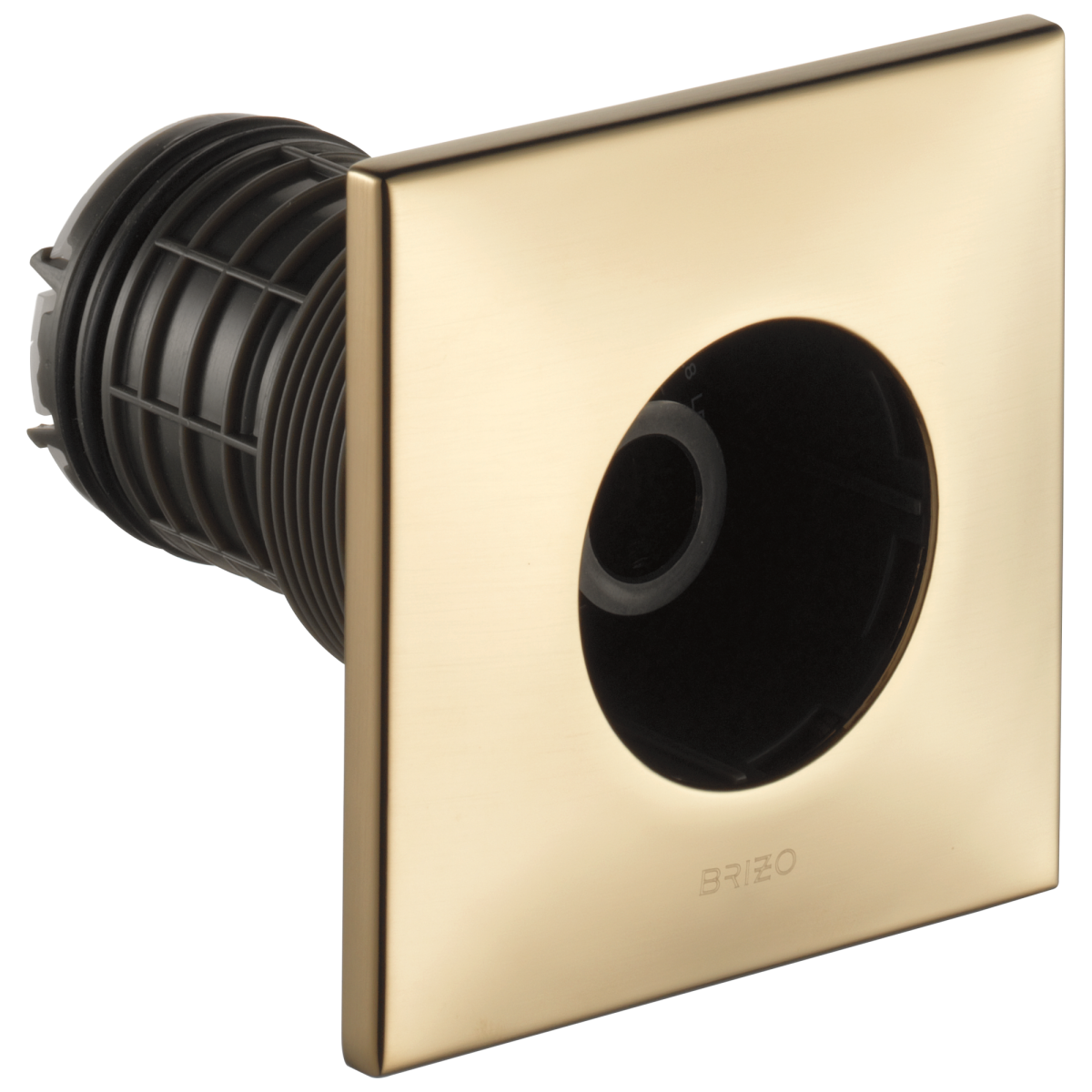 BRIZO Essential Shower Hydrachoice Max Square Body Spray Trim — Luxe Gold