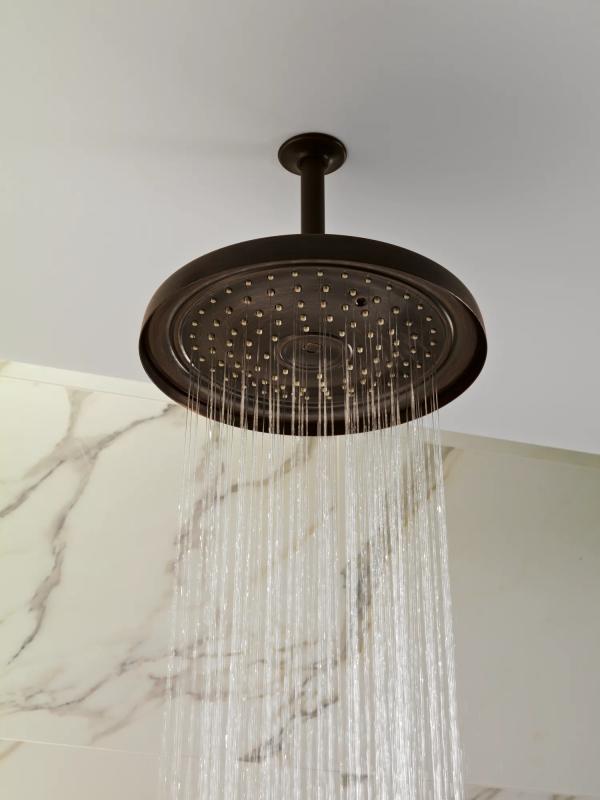 BRIZO Essential Shower 11" Classic Round Single-Function Raincan Shower Head - 1.75 GPM — Venetian Bronze