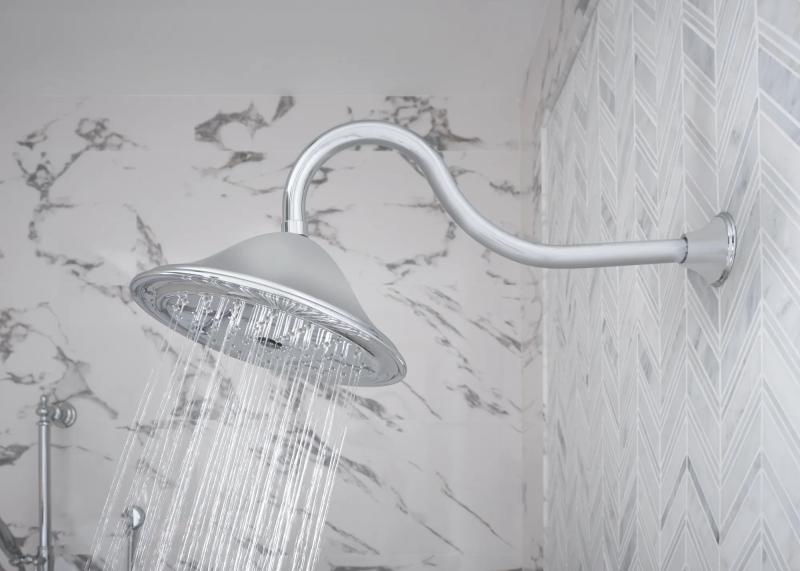 BRIZO Other 9 3/8" Single-Function Round Raincan Shower Head — Chrome