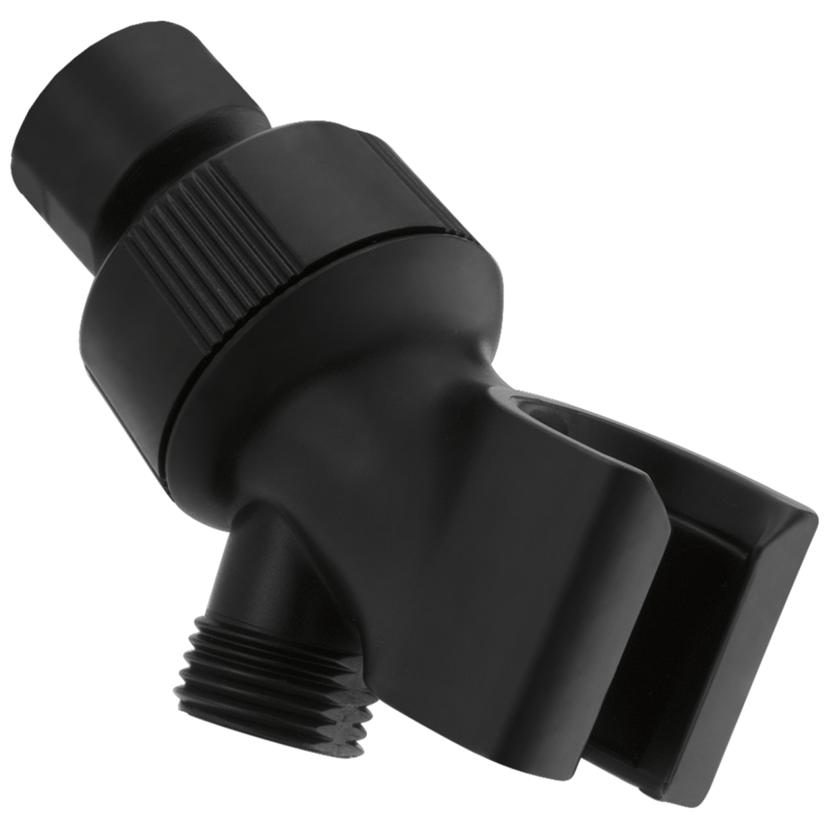 DELTA Universal Showering Components Adjustable Shower Arm Mount for Hand Shower — Matte Black