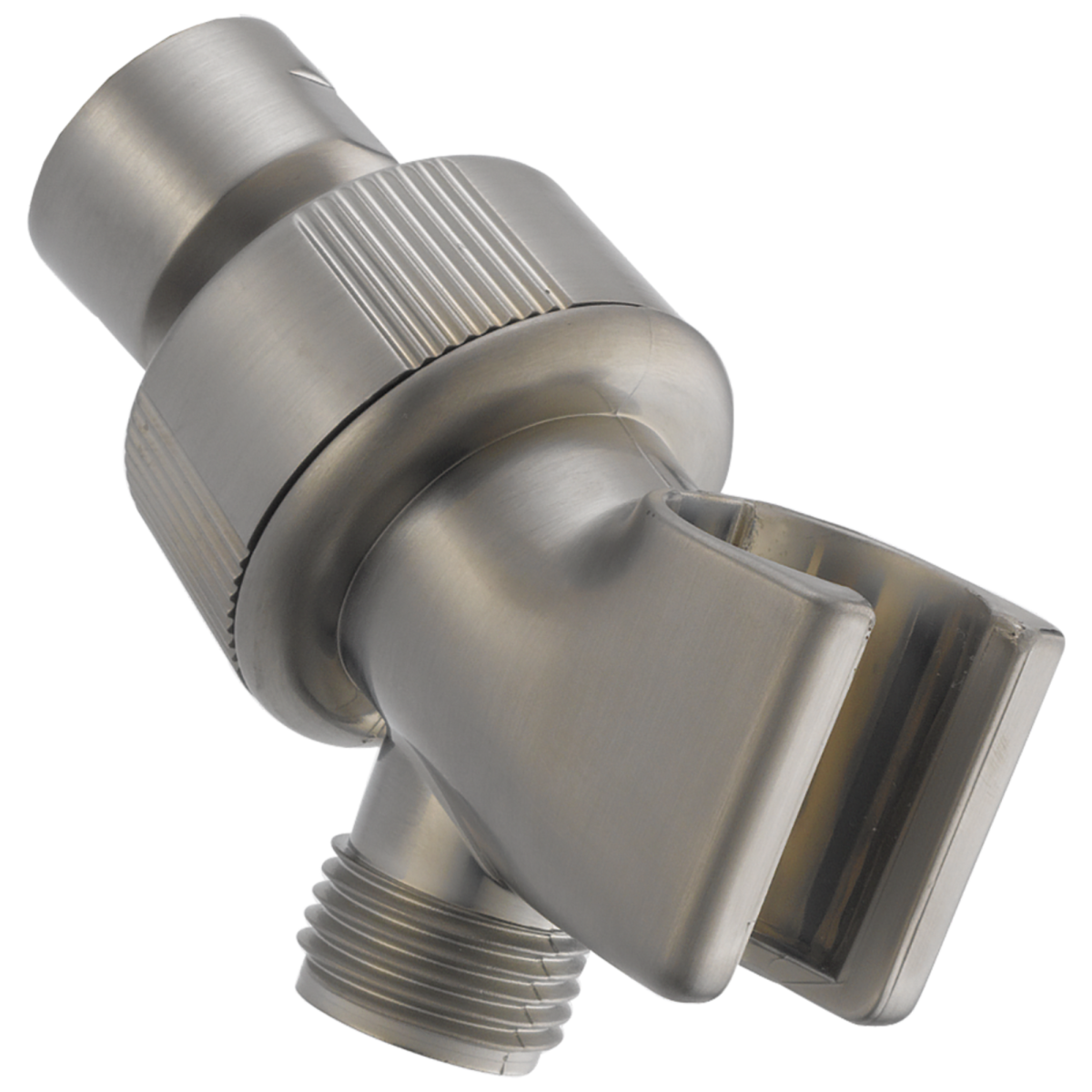 DELTA Universal Showering Components Adjustable Shower Arm Mount for Hand Shower — Stainless