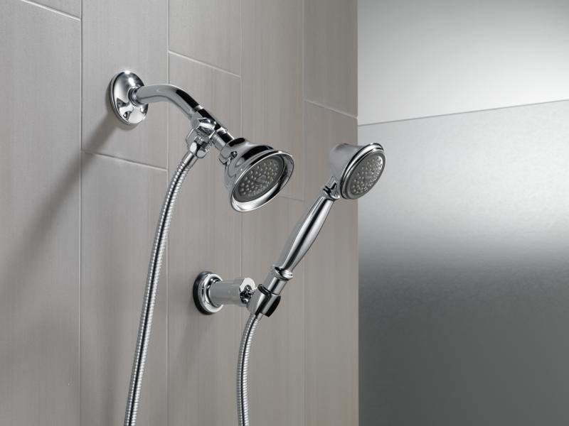 DELTA Universal Showering Components Shower Arm Diverter for Hand Shower — Chrome