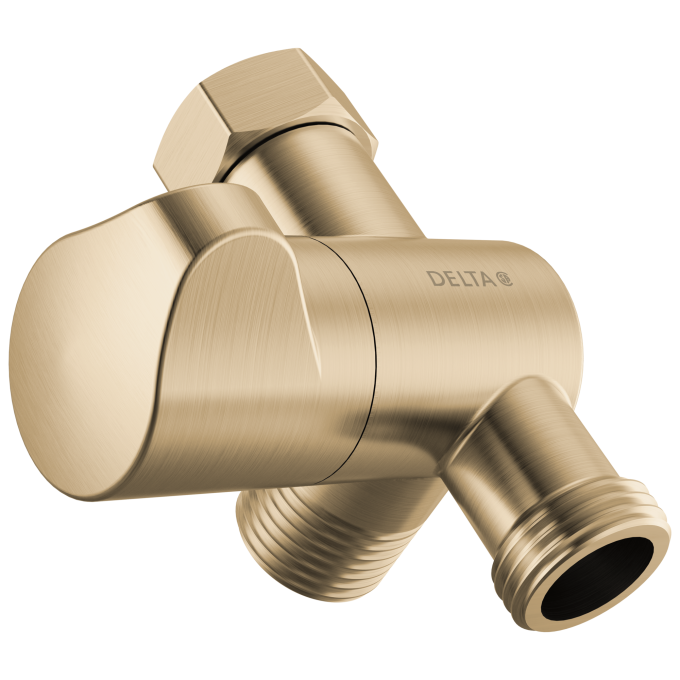 DELTA Universal Showering Components 3-Way Shower Arm Diverter — Champagne Bronze