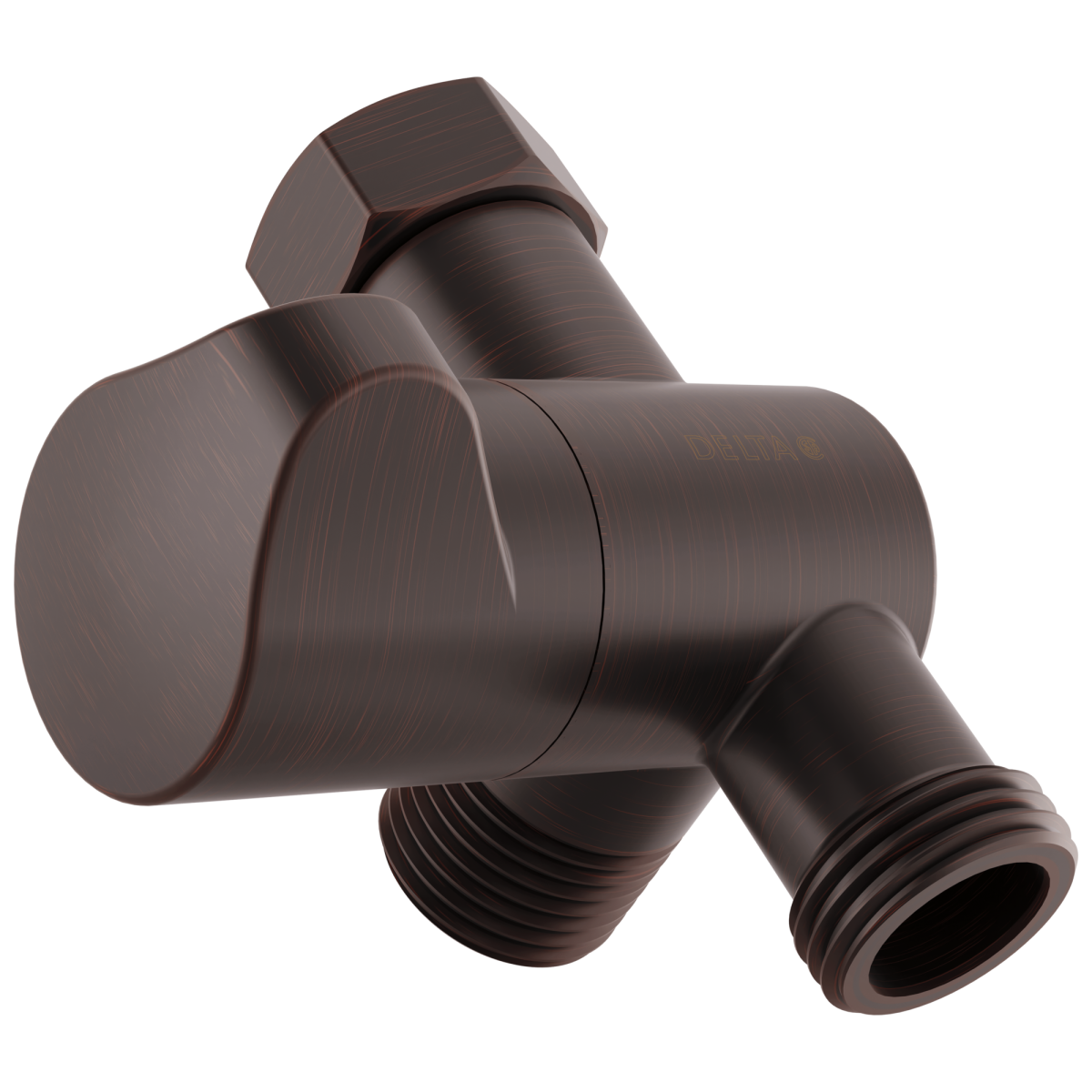 DELTA Universal Showering Components 3-Way Shower Arm Diverter — Venetian Bronze