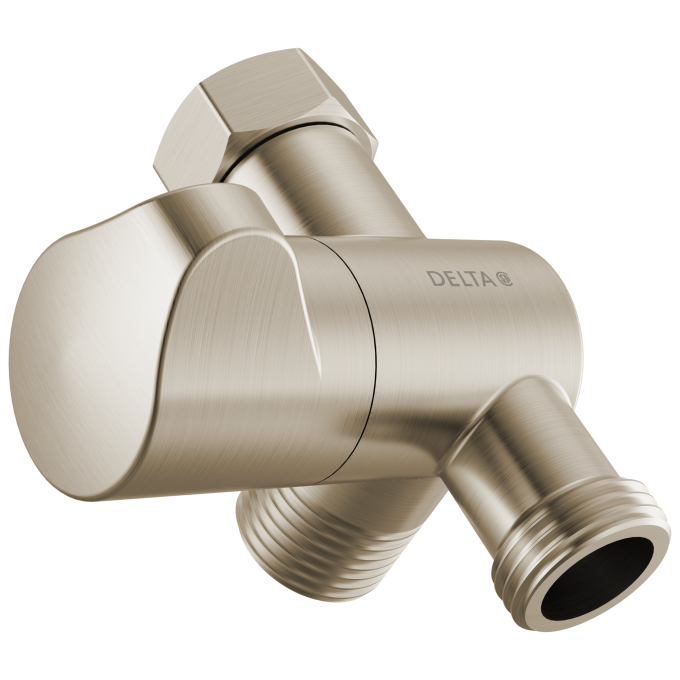DELTA Universal Showering Components 3-Way Shower Arm Diverter — Spotshield Brushed Nickel