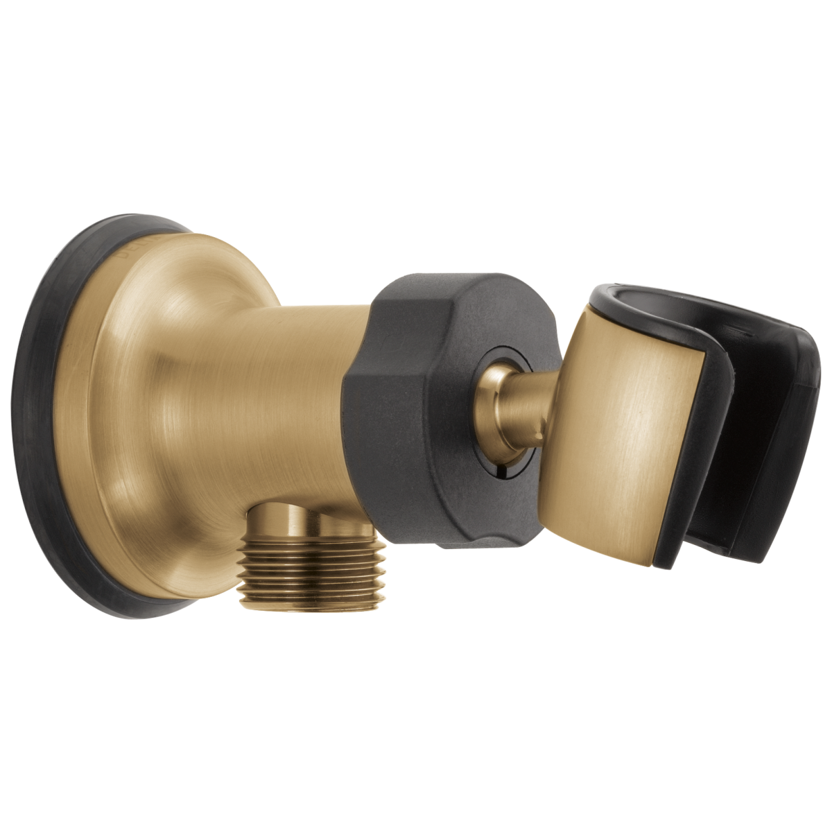 DELTA Universal Showering Components Hand Shower Elbow/Mount - Wall Supply — Champagne Bronze
