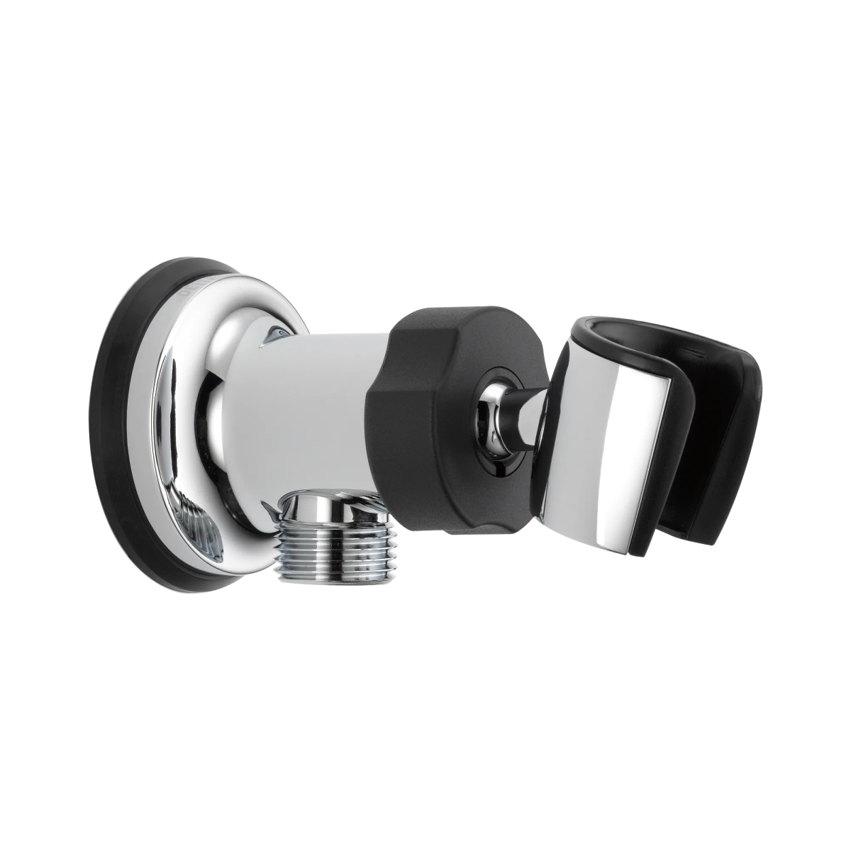 DELTA Universal Showering Components Adjustable Wall Mount Elbow — Chrome