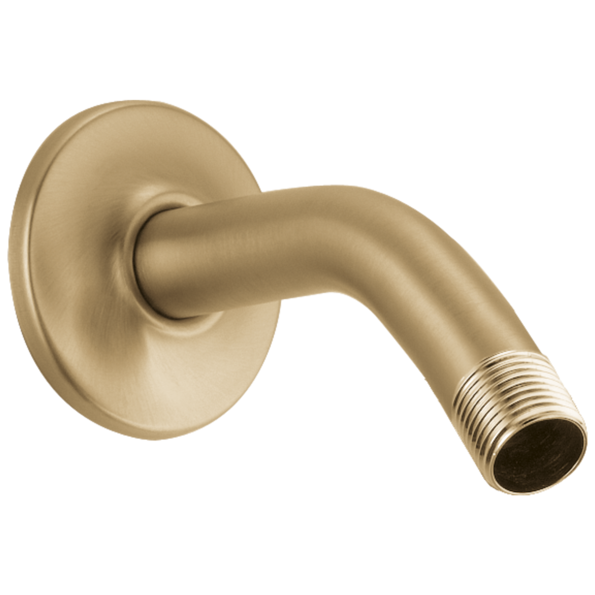 DELTA Universal Showering Components Wall Mount Shower Arm & Flange — Champagne Bronze