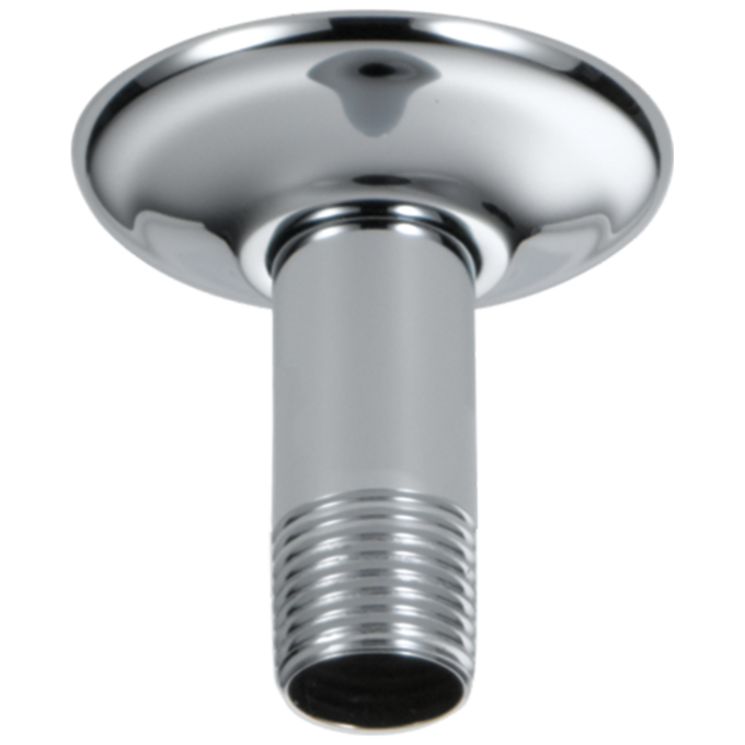 DELTA Universal Showering Components 3" Ceiling Mount Shower Arm and Flange — Chrome