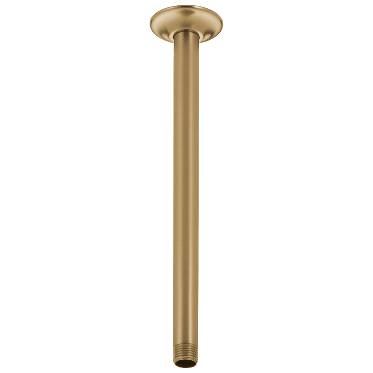 DELTA Universal Showering Components Shower Arm & Flange 14" Ceiling Mount — Champagne Bronze