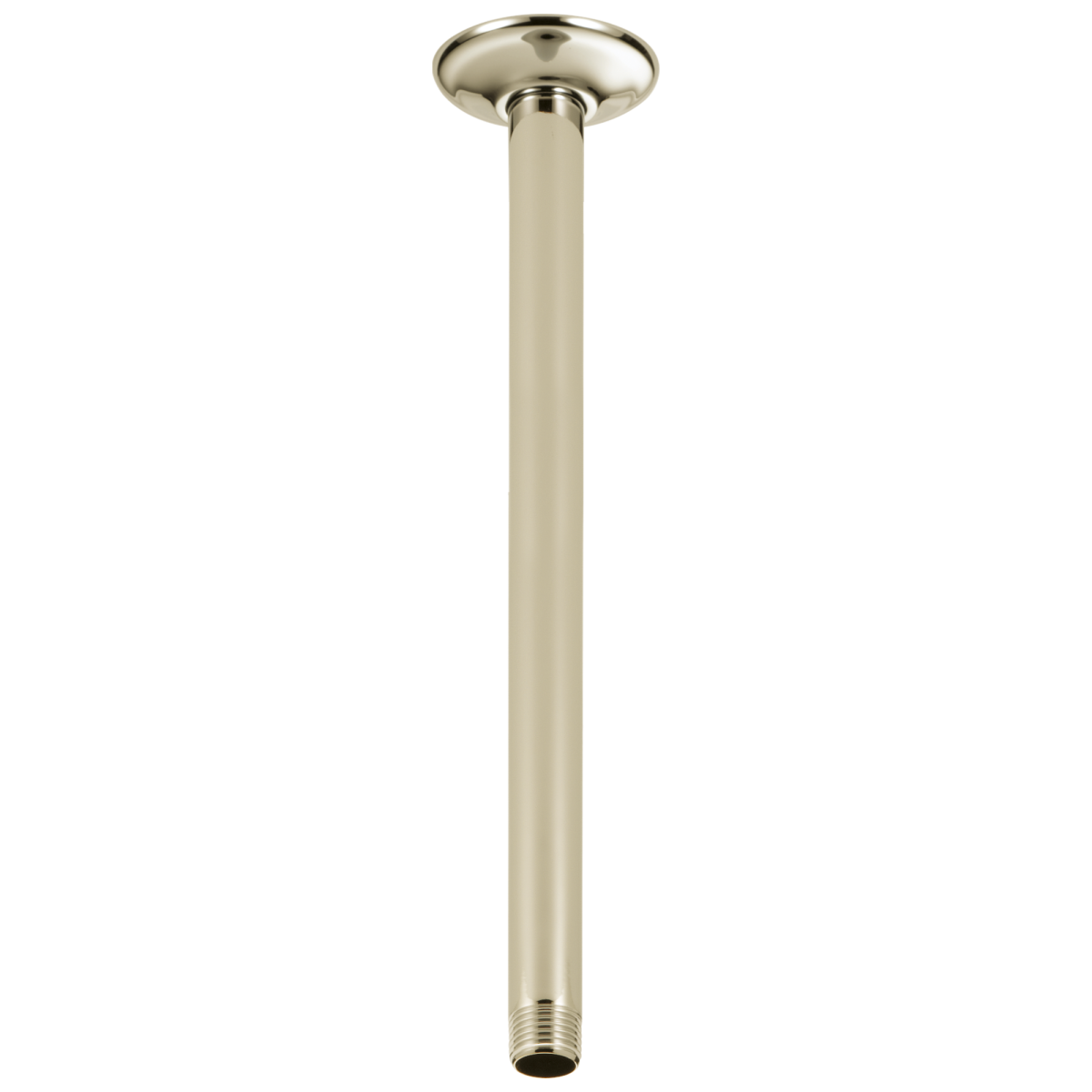 DELTA Universal Showering Components Shower Arm & Flange 14" Ceiling Mount — Polished Nickel