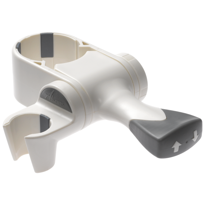 DELTA Universal Showering Components ADA Grab Bar Hand Shower Mount — White