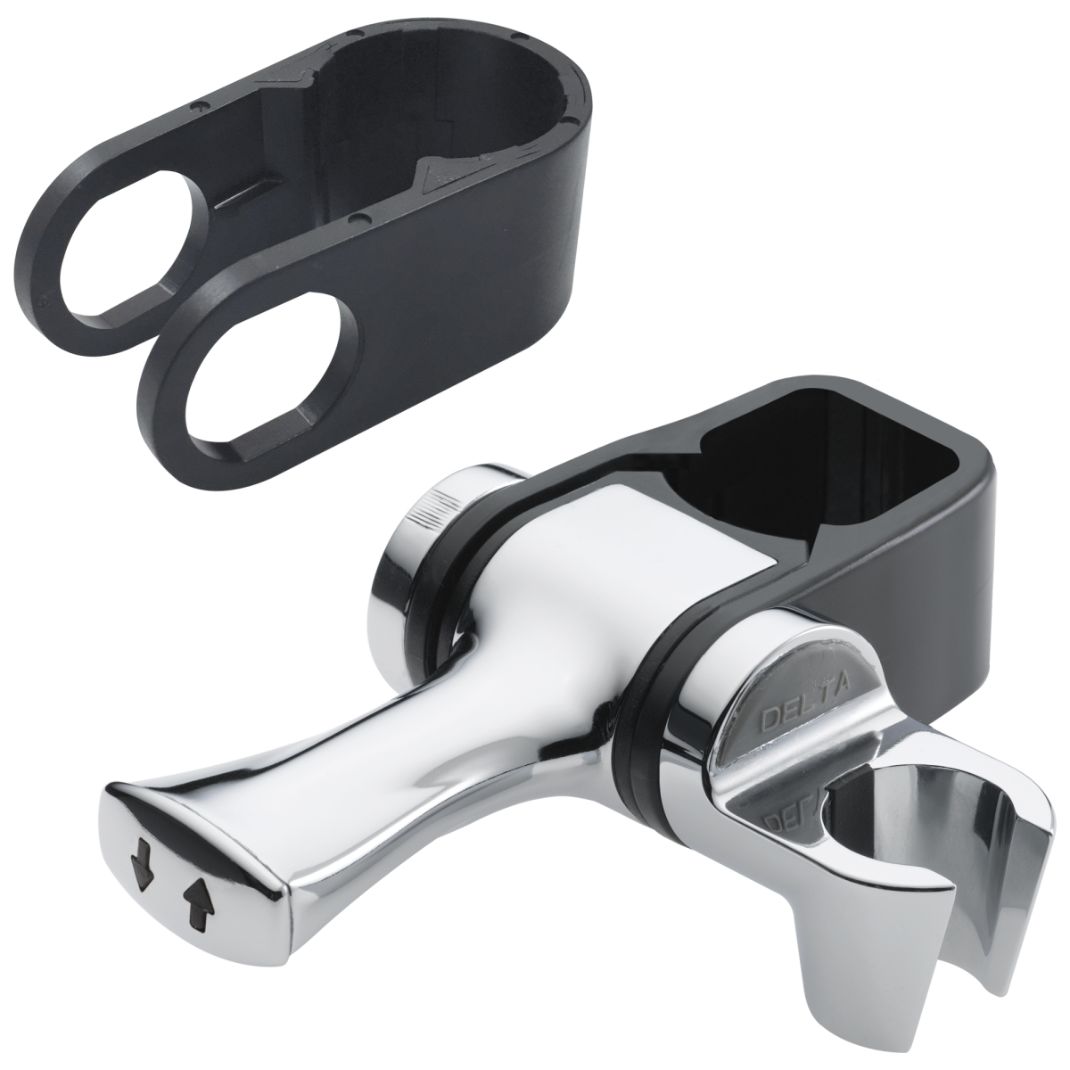DELTA Universal Showering Components ADA Grab Bar Hand Shower Mount — Chrome