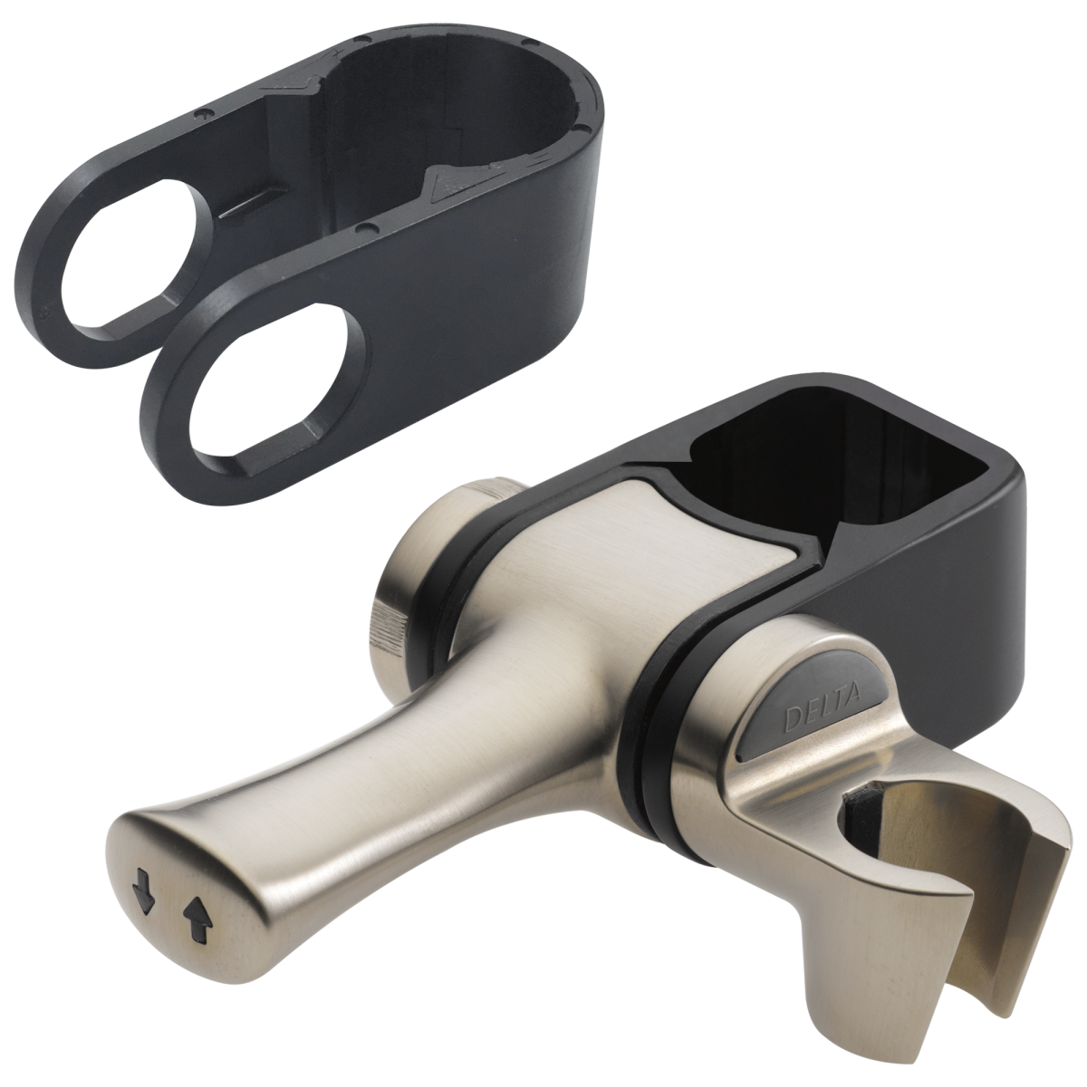 DELTA Universal Showering Components ADA Grab Bar Hand Shower Mount — Stainless