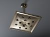 BRIZO Essential Shower 6" Ceiling Mount Shower Arm And Square Flange — Polished Nickel